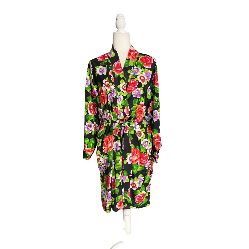 Vintage 90s Victoria's Secret Gold Label Floral Robe – One Size